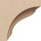 Ekena Millwork 5"W x 5"D x 5"H Wide Helena Rough Cedar Woodgrain TimberThane Corbel, Primed Tan CORUR05X05X05HELRCPR - alternate 2